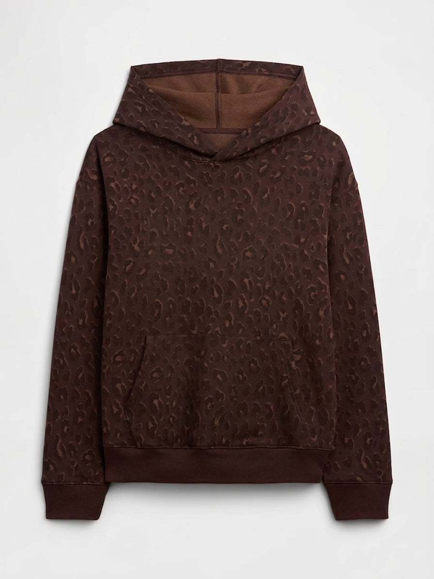 Leopard Print Hoodie
