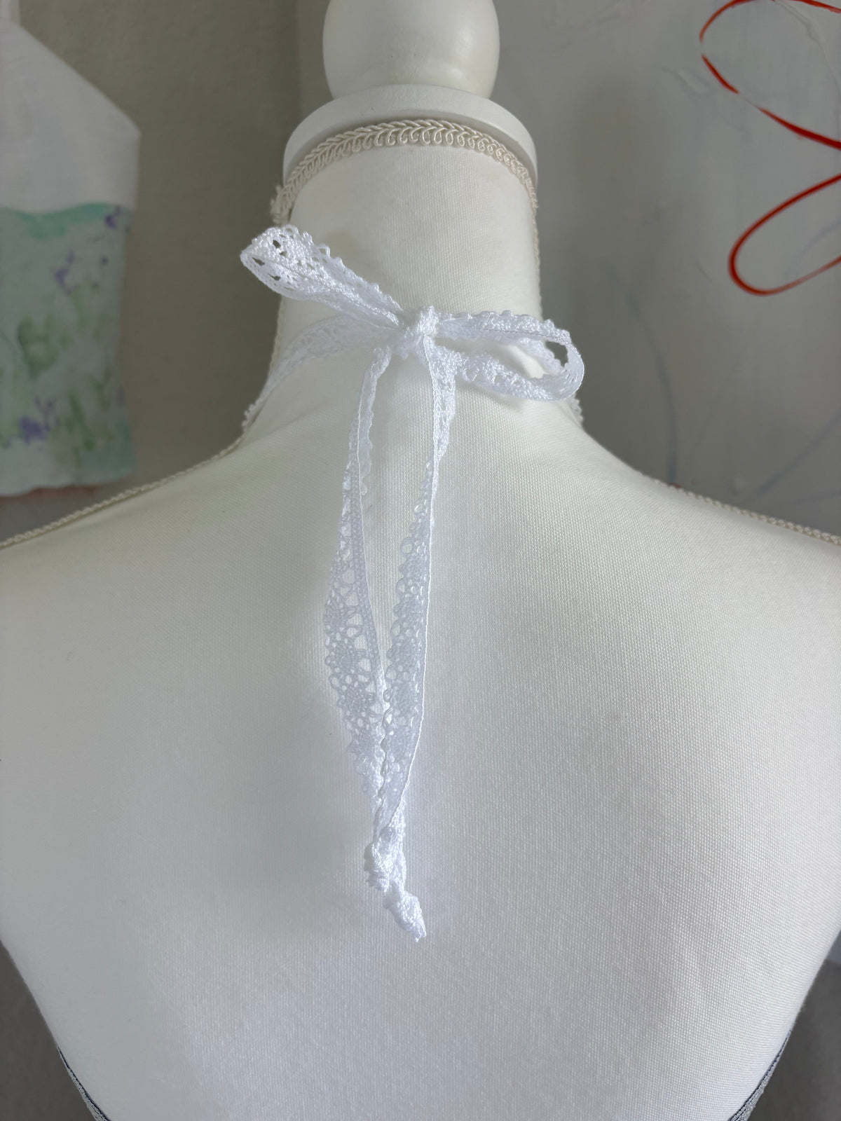 Floral Toile Halter Top
