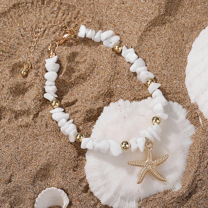 Shore Pebble Anklet