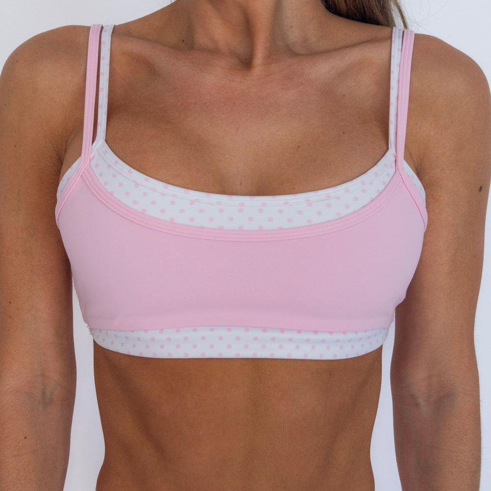 Pink & White Polka Dots Set