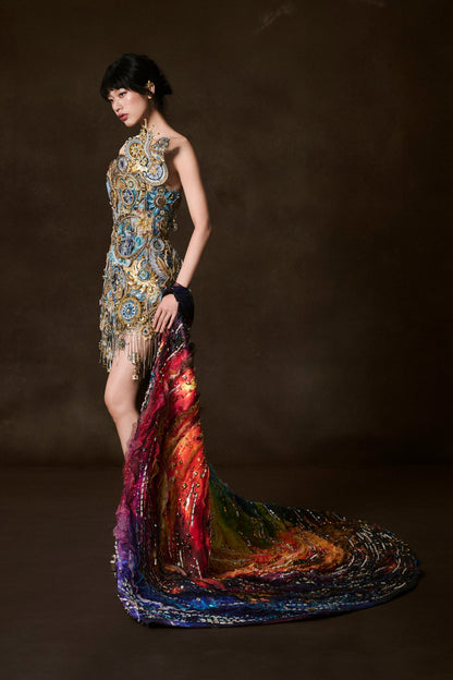 Celestial Clockwork Statement Dress