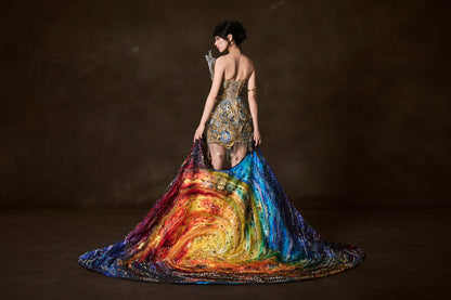 Celestial Clockwork Statement Dress