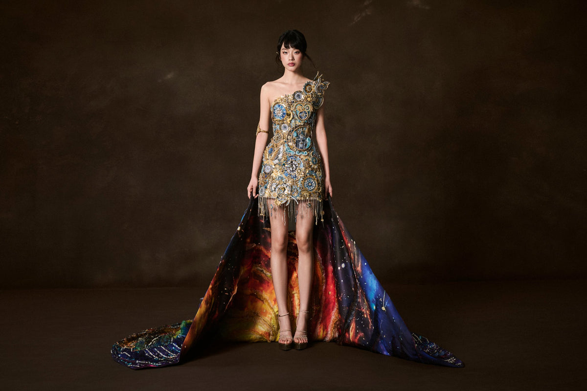 Celestial Clockwork Statement Dress