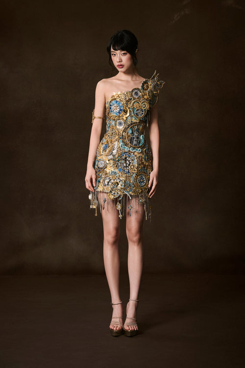 Celestial Clockwork Statement Dress