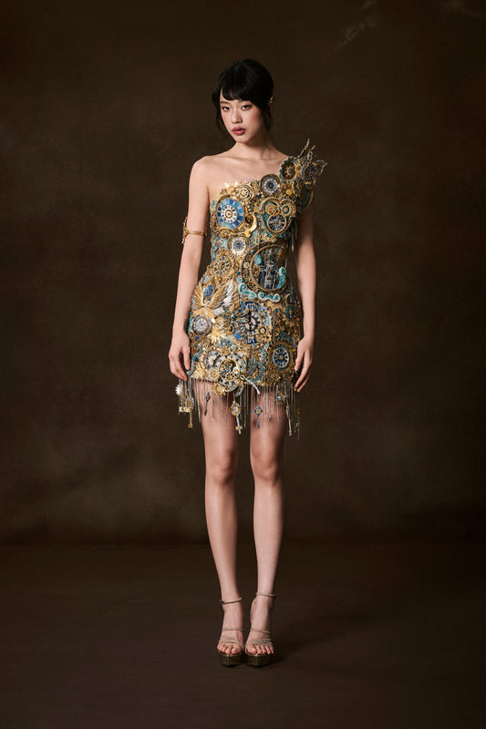 Celestial Clockwork Statement Dress