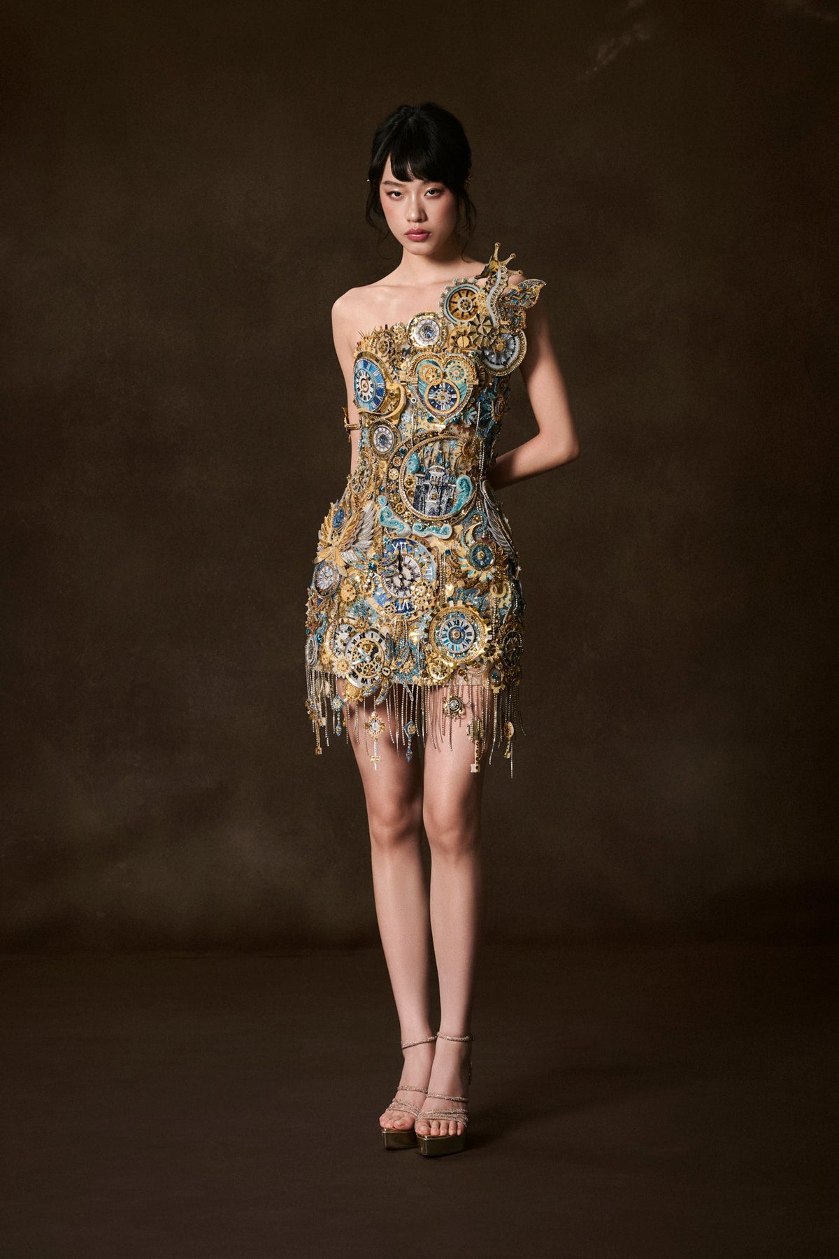 Celestial Clockwork Statement Dress
