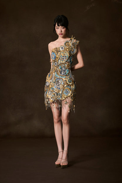 Celestial Clockwork Statement Dress