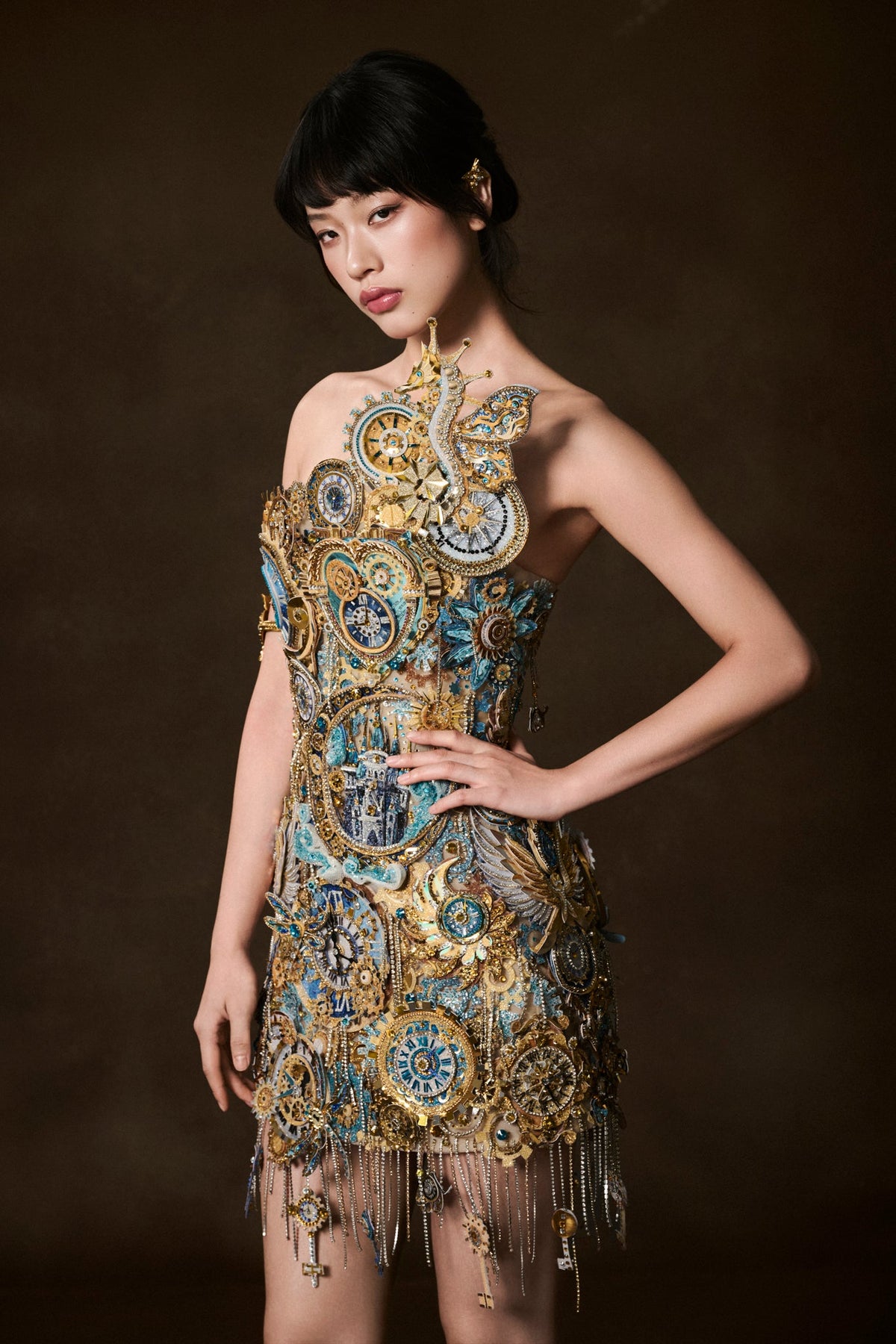 Celestial Clockwork Statement Dress