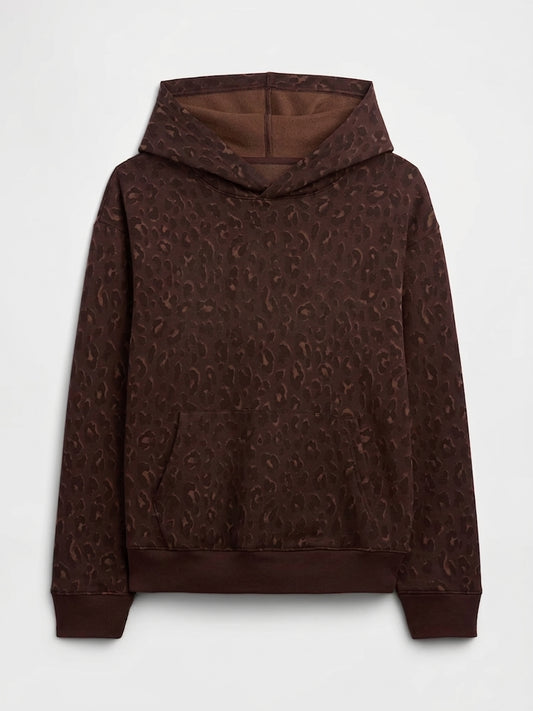 Leopard Print Hoodie