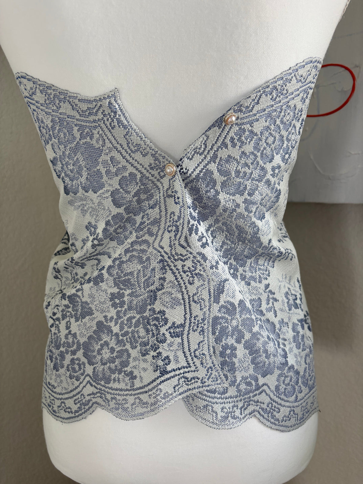 Floral Toile Halter Top