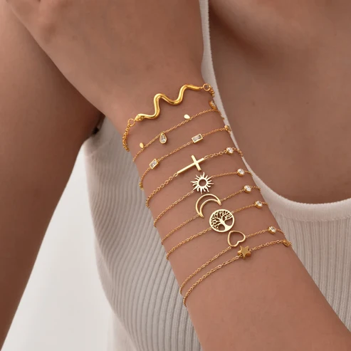 Celestial Stack Bracelet Set