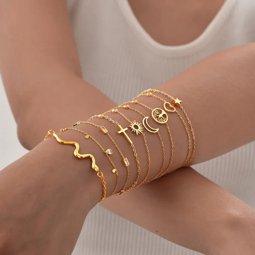 Celestial Stack Bracelet Set
