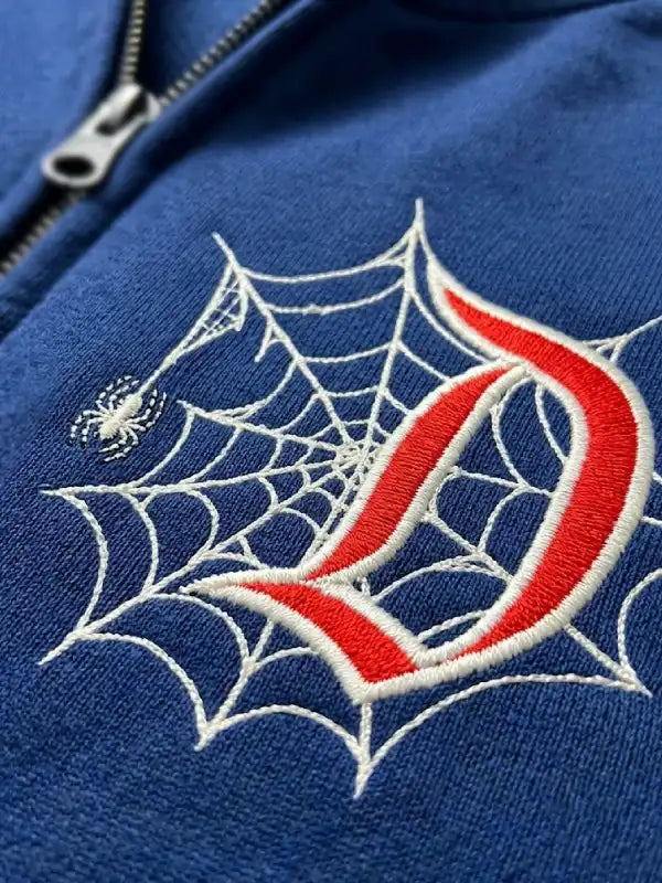 Navy Zip Hoodie