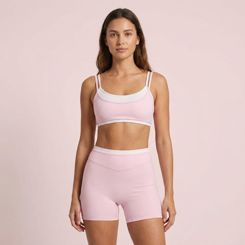 Pink & White Polka Dots Set